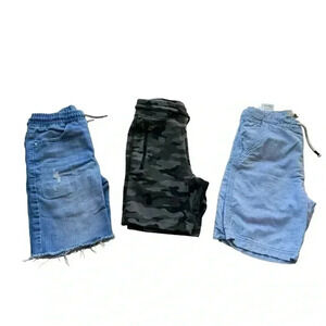 Gap Fit H&M Art Class Boys Shorts Cotton Blue Gray Como Denim Shorts SZ M #2015